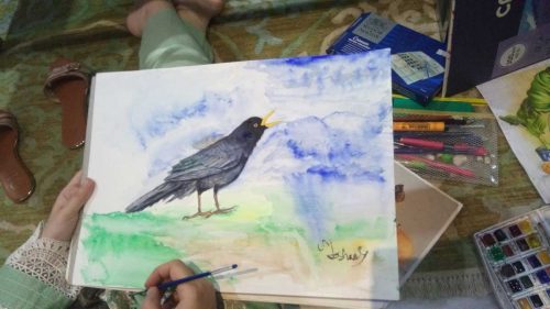 water colour painting in Fine Arts Classes by Mashaal at Ali Art Studio