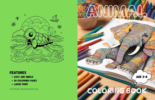 Baby Animal Coloring Book for Kids