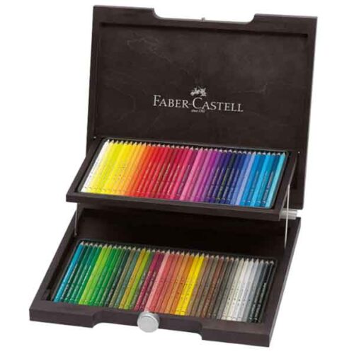Faber-Castell Polychromos Colour Pencil, Wooden Case Of 72, For Art