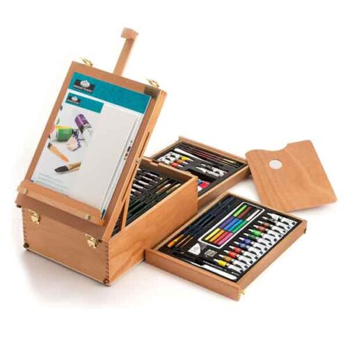 Easel with All Media Artist Set