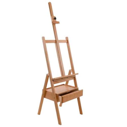 Large Wooden H-Frame Studio Easel