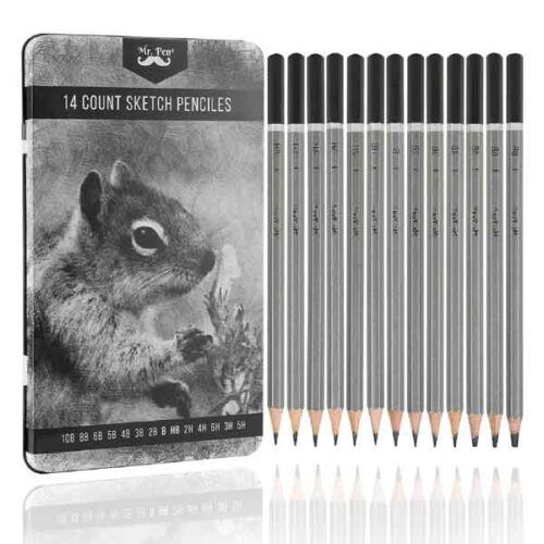 Mr. Pen- Sketch Pencils for Drawing, 14 Pack