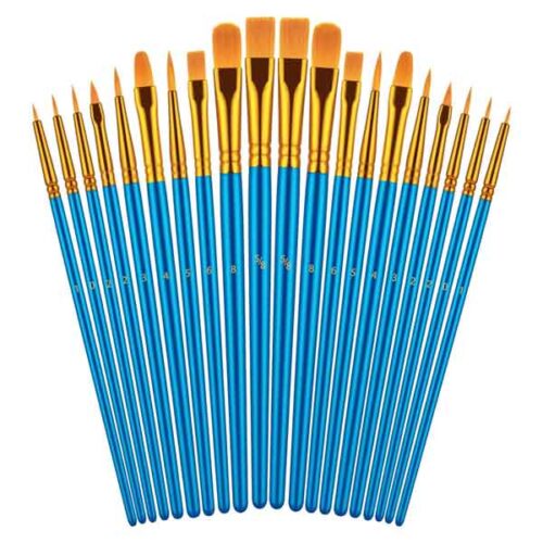 Paint Brushes Set 20 Pcs